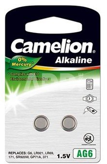 Camelion AG6/LR69/LR921/371, Alkaline Buttoncell, 2 pc(s)