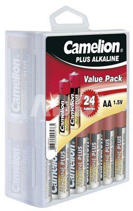 Camelion Plus Alkaline LR6-PB24, AA 24-pack 1-pack maitinimo elementai