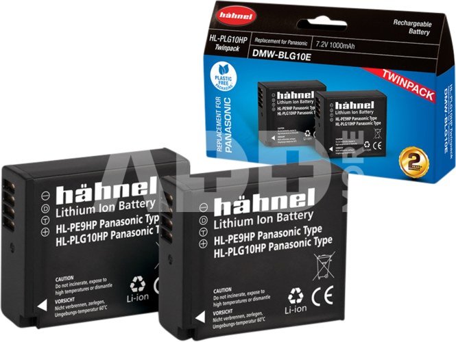HÄHNEL BATTERY PANASONIC HL-PLG10HP TWIN PACK