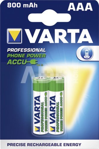 50x2 Varta Akku Professional NiMh 800 mAh Micro