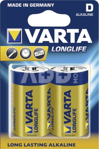 10x2 Varta Longlife Extra Mono D LR 20 PU inner box