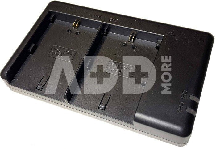 C-2E6 dual channel charger for LP-E6 battery