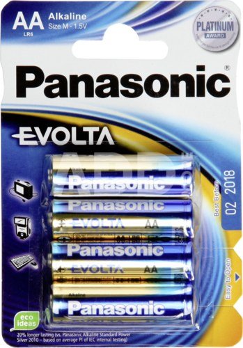 12x4 Panasonic Evolta LR 6 Mignon maitinimo elementai