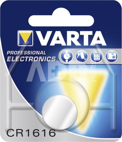 10x1 Varta electronic CR 1616 PU inner box