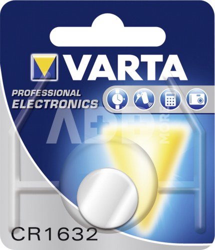 10x1 Varta electronic CR 1632 PU inner box