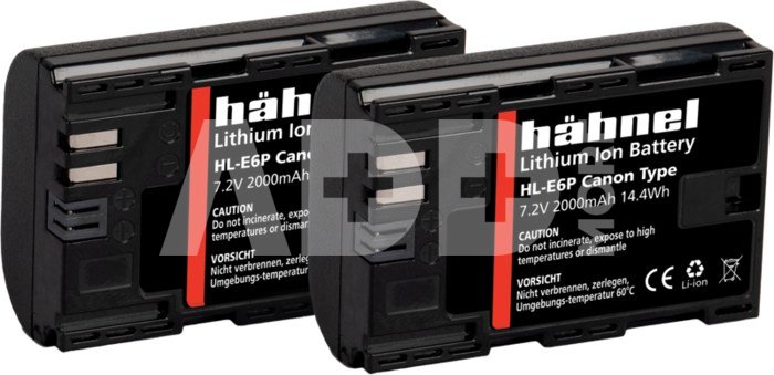Hähnel Battery Canon HL-E6P / LP-E6P Twin Pack