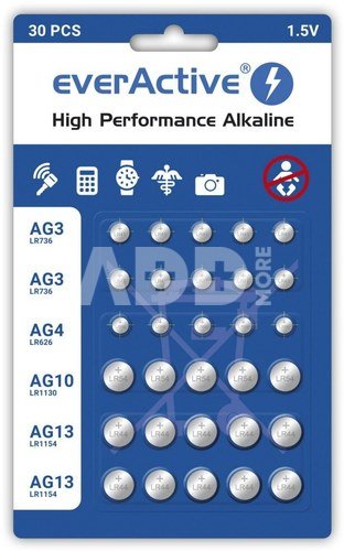 everActive ALKALINE BATTERIES MINI AGMIX