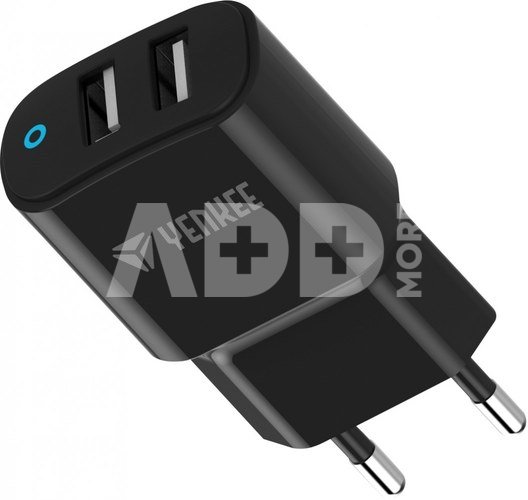 YENKEE Charger 2 x USB A 12W 2.4A