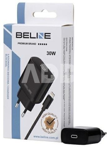 Beline Charger 30W USB-C + lightning, black cable