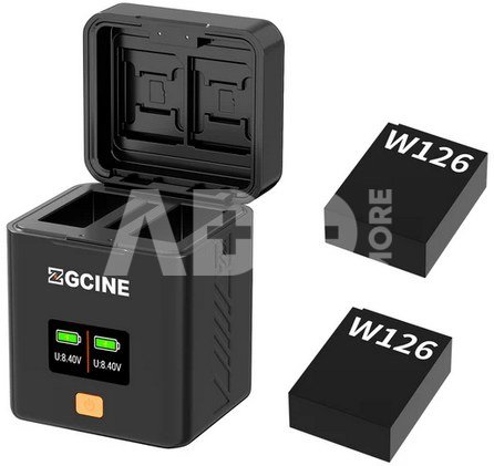 ZGCINE Charging Case for Fujifilm NP-W126S Battery