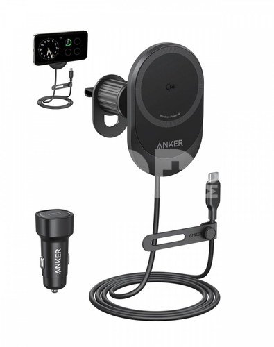 Anker Charger MagGo Qi2 15W Black
