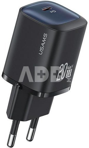 USAMS Charging 20W GaN USB-C Fast Charging CC248 bla