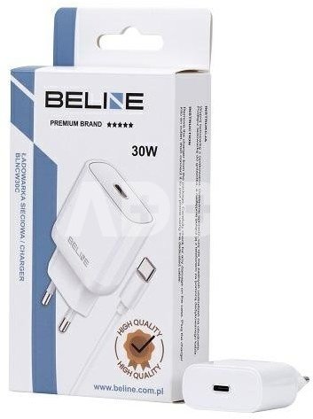 Beline Charger 30W USB-C + cable USB-C, white