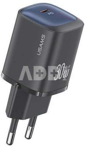 USAMS Charging 30W GaN USB-C Fast Charging black