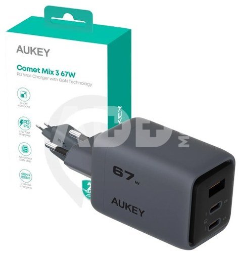 AUKEY Comet Mix 3 Wall Charger 67W 3xUSB PA-C3