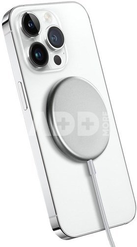 CRONG Aluminium inductive charger silver