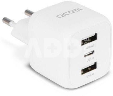 DICOTA Charger GaN 32W 2xUSB-A 1xUSB-C white