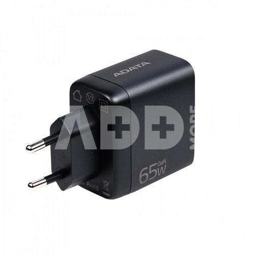 Adata Charger 65W GaN USB 2xUSBC 1xUSBA PD QC