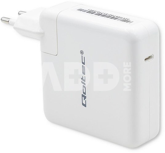 Qoltec Power charger FAST 96W USB C PD, white, 5V 20V