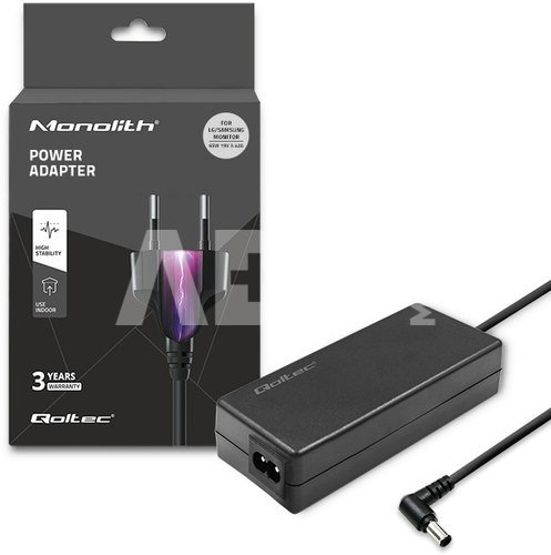 Qoltec Power adapter for LG Samsung monitor 65W