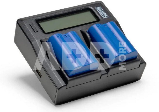 Newell Supracell Set 1x DC-LCD charger 2x SupraCell Protect EN-EL15C battery for Nikon