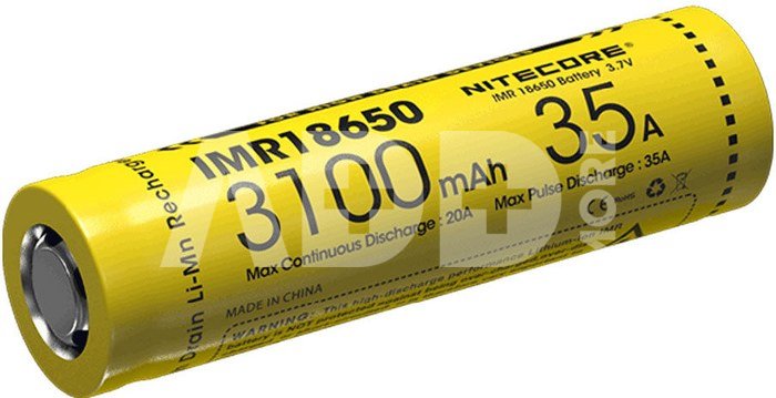 Nitecore IMR18650 3100mAh 35A (2 stuks)