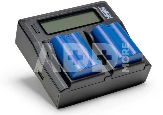 Newell Supracell Set 1x DC-LCD charger 2x SupraCell Protect LP-E6NH battery for Canon
