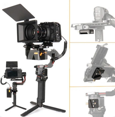ZGCINE for DJI RoninS2/S3mini V-Lock Plate