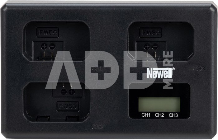 Newell battery charger TT-USB-C 3x Sony NP-FW50