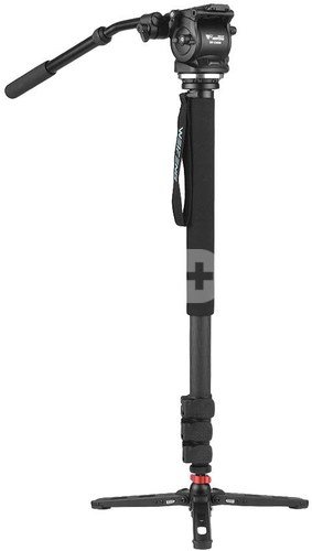 Nest WF C500S Carbon Monopod met Fluid Video Head