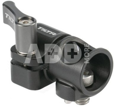 15mm Rod Holder to 1/4"-20 Adapter (Side Mounted) - Black