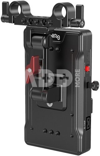 SMALLRIG 3204 BATTERY ADAPTER PLATE V-MOUNT W ADJUSTABLE ARM