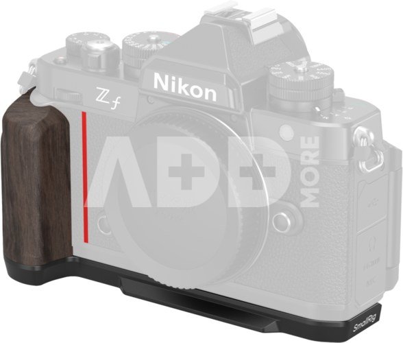 SmallRig 4801 L-Shape Mount Plate with Wooden Handle for Nikon Z f