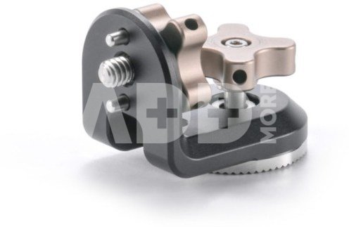 Right Angle Rosette Adapter to 1/4"-20 with Locating Pins - Black