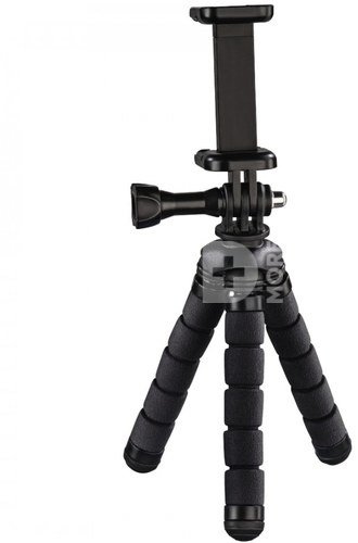 Hama Mini-tripod flex 2in1 14 cm black