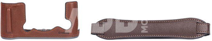 SmallRig 4710 Leather Half Case Kit for X T50 (Brown)