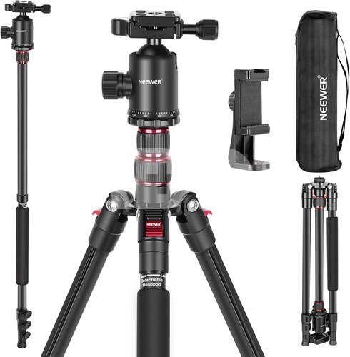Neewer 77-Inch Tripod and phone clip 10103515