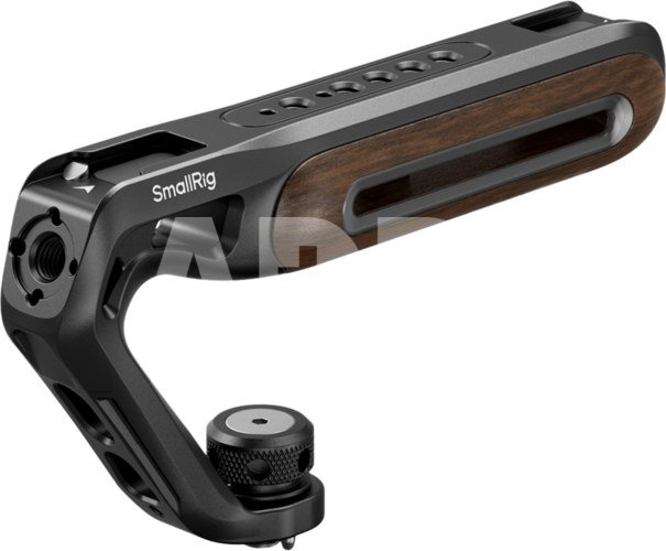 SmallRig 5252 Wooden Top Handle with 1/4''-20 and ARRI 3/8''-16 Locating Screw