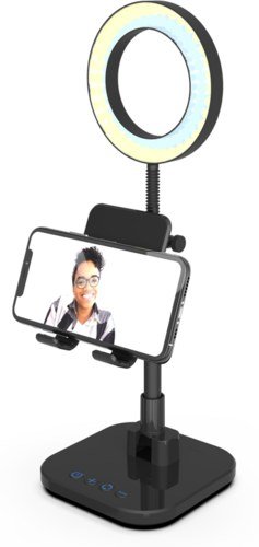 DIGIPOWER SUCCESS PHONE HOLDER WITH 6" RING LIGHT