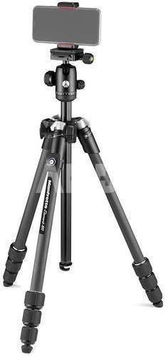 Manfrotto tripod Element MII Mobile Bluetooth Carbon MKELMII4CMB-BH, black