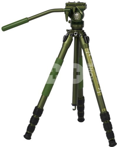 SIRUI PILOT SERIES ALU TRIPOD CT04+CT5 VIDEOHEAD GREEN