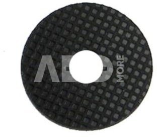 rubber dekplaat (25 mm) met 3/8" uitsparing