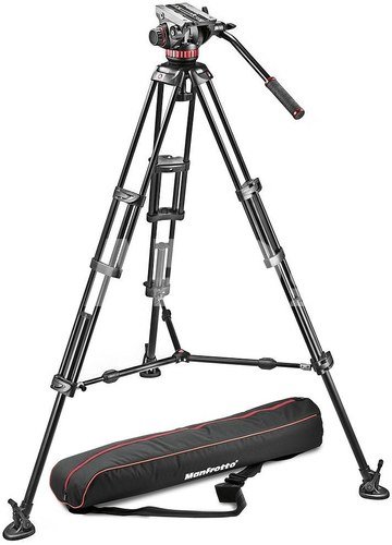 Manfrotto video tripod 546BK-1 + MVH502A Pro Video