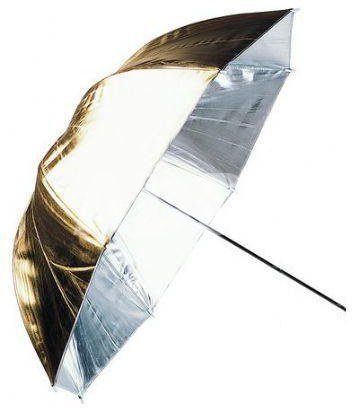 Linkstar Umbrella PUK-84GS Silver/Gold 100 cm (reversible)