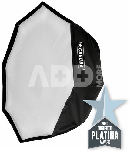 Caruba Quick Assembly Matte Zilver Round Softbox 95cm