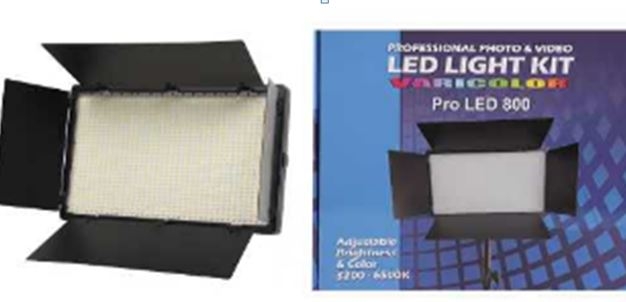 LED panelinė lempa su trikoju 800 pro KIT