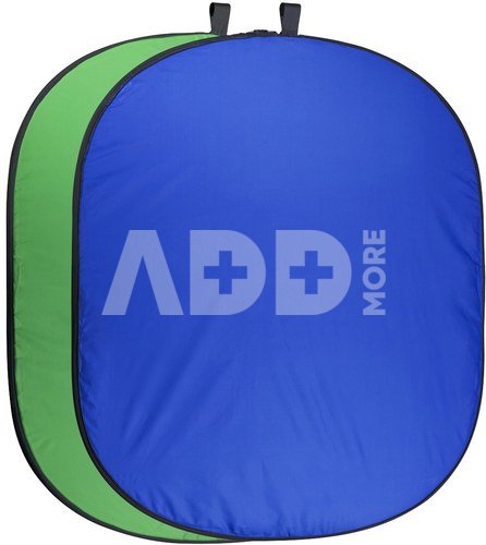 walimex pro Foldable Background green/blue 150x210cm