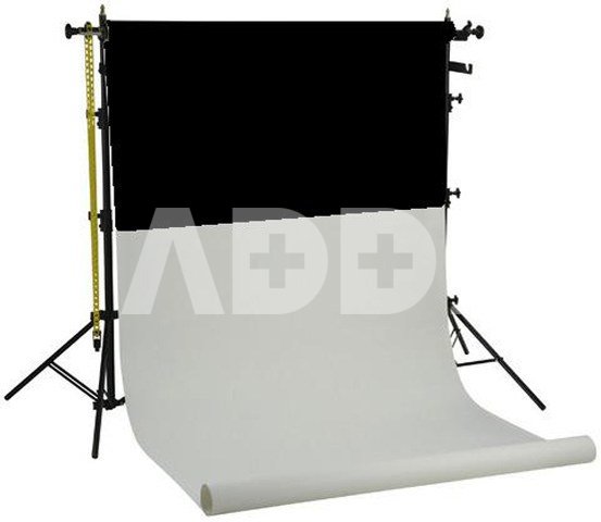 Falcon Eyes Background System SPK-2 with 2 Rolls Black/White 1.35x11 m