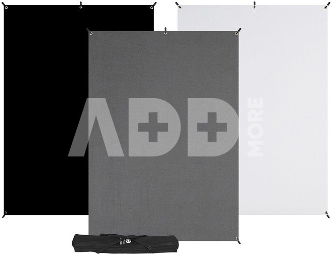 Westcott X Drop 3 Pack Backdrop Kit (5 x 7)