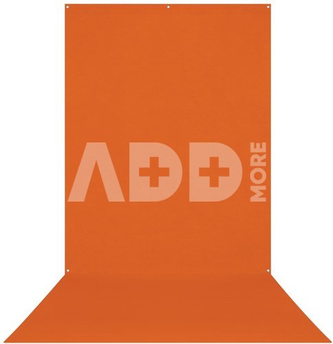 Westcott X Drop Wrinkle Resistant Backdrop Tijger Oranje Sweep (5' x 12')